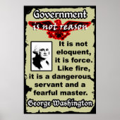 Washington: Gov't Like Fire ポスター (正面)