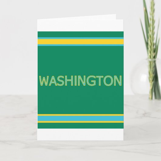 Washington Greeting Card カード (正面)