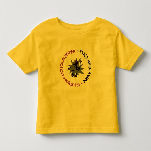 Washington Heights NYCのワイシャツ トドラーTシャツ (正面)