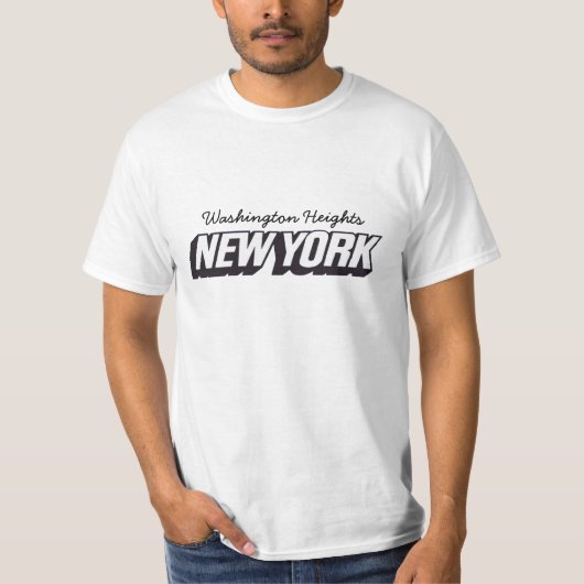 Washington Heights NYC Tシャツ (正面)