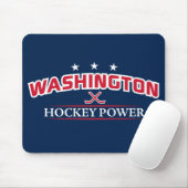Washington Hockeyパワーブルーマウスパッド マウスパッド (マウス)