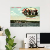 Washington Irving、Tarrytown、NYヴィンテージc1915 ポスター (ホームオフィス)