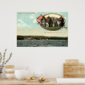 Washington Irving、Tarrytown、NYヴィンテージc1915 ポスター (キッチン)