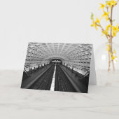 Washington Metro Station Look at the Rails カード (黄色い花)