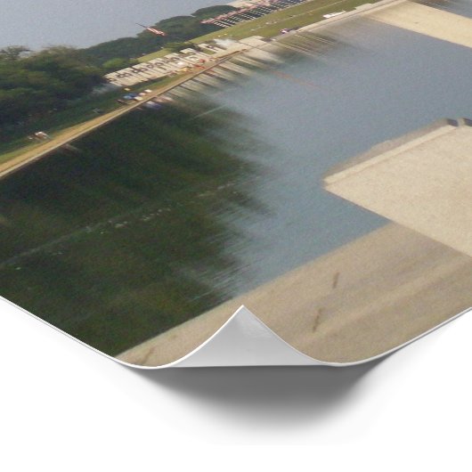 Washington Monument and the Reflecting Pool Poster ポスター (角)