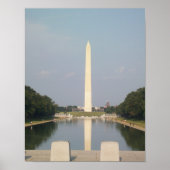 Washington Monument and the Reflecting Pool Poster ポスター (正面)