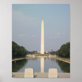 Washington Monument and the Reflecting Pool Poster ポスター