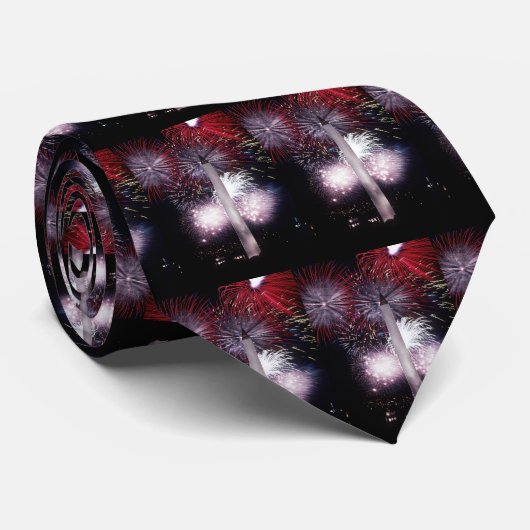Washington Monument Fireworks ネクタイ (ロール)