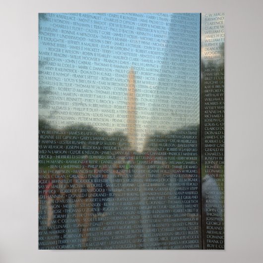Washington Monument Reflection 11x14 ポスター (正面)