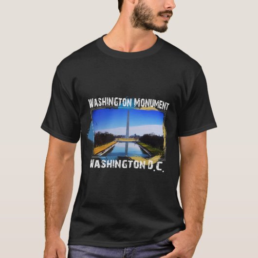 Washington Monument, Washington DC T-shirt design Tシャツ (正面)