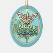 Washington Nurse Caduceus セラミックオーナメント (右)