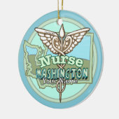 Washington Nurse Caduceus セラミックオーナメント (左)