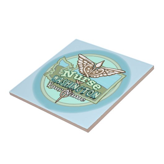 Washington Nurse Caduceus タイル (側面)