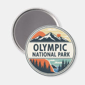 Washington olympic national park マグネット (正面/裏面)