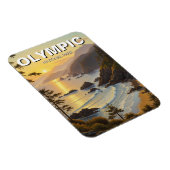 Washington olympic national park travel マグネット (右側)