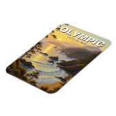 Washington olympic national park travel マグネット (左側)