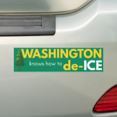 Washington political bumper sticker バンパーステッカー (車上)