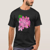 Washington Rhododendron Flower Tシャツ (正面)