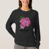 Washington Rhododendron Flower Tシャツ (正面)