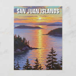 Washington san juan islands travel ポストカード