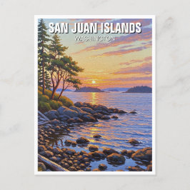 Washington san juan islands travel ポストカード