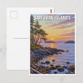 Washington san juan islands travel ポストカード (正面/裏面)