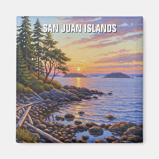 Washington san juan islands travel マグネット (正面)