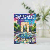 Washington Square Park USA ポストカード (スタンド正面)