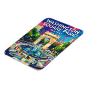 Washington Square Park USA マグネット (左側)