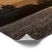 Washington State Ferries At Sunset Photography ポスター (角)