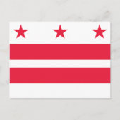 Washington State Flag Travel ポストカード (正面)