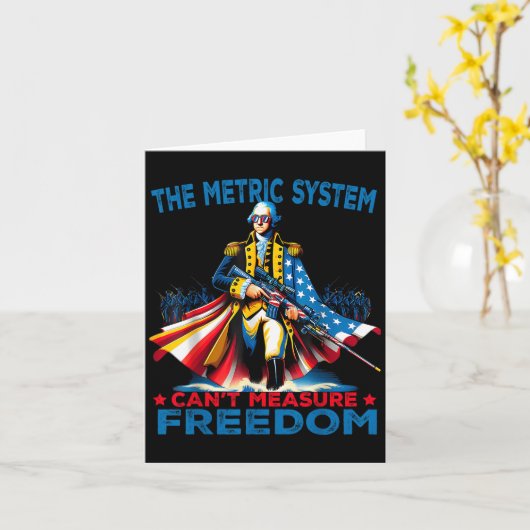 Washington The Metric System Can't Measure Dom  カード (黄色い花)