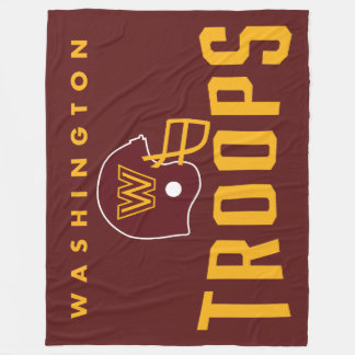 Washington Troops Football Fleece Blanket フリースブランケット