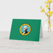 Washingtonian Flag, Flag of Washington カード (黄色い花)