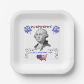 Washington's Contribution ペーパープレート (正面)