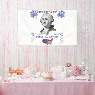 Washington's Contribution 横断幕