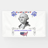 Washington's Contribution 横断幕 (横)