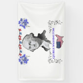 Washington's Contribution 横断幕 (縦)