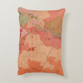 Washoe地区の地質地図 アクセントクッション (裏面(縦))