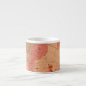 Washoe地区の地質地図 エスプレッソカップ (正面)