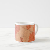 Washoe地区の地質地図 エスプレッソカップ (正面右)