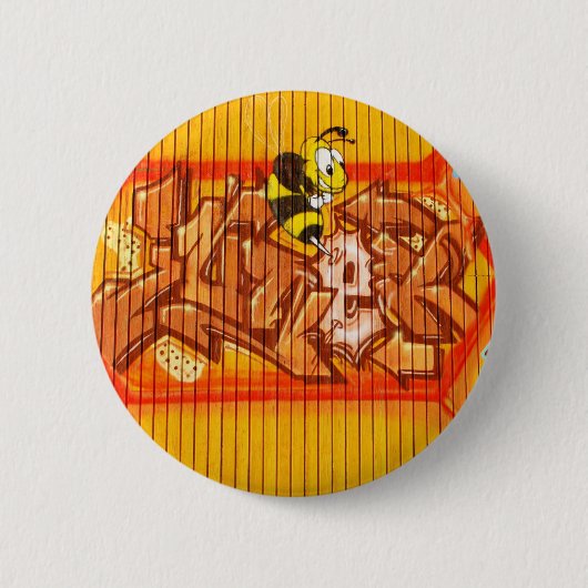 WASPグラフィティウォール 缶バッジ (正面)