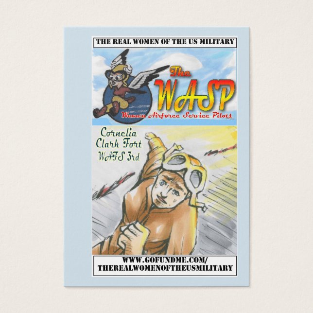 WASPコーネリアクラークフォートトレーディングカード (正面)