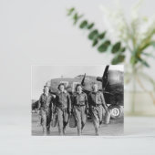 WASP – 女性航空サービスパイロットWW II ポストカード (スタンド正面)