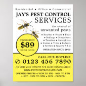 Wasp、害虫駆除広告の ポスター (正面)