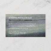 Wasp on Wood、害虫駆除 名刺 (裏面)