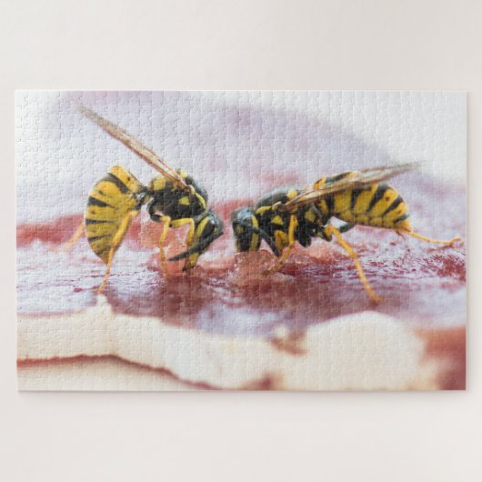Wasps食べソーセージ ジグソーパズル (横)