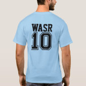 WASR 10チームシャツ Tシャツ (裏面)