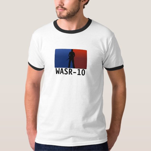 WASR 10 -メジャーリーグのワイシャツ Tシャツ (正面)