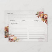 WassailBasicレシピカード エンクロージャーカード (正面/裏面)